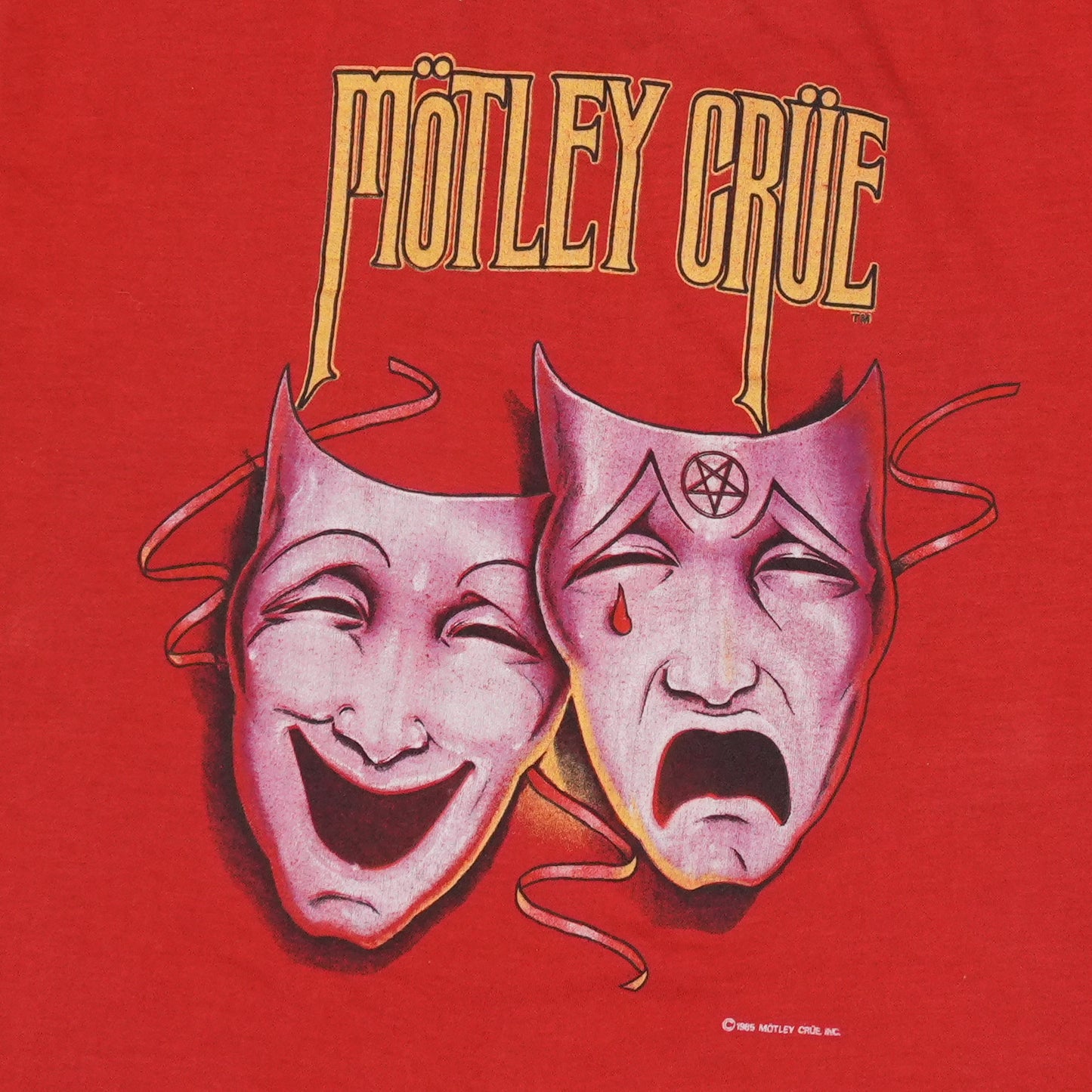 1985 Motley Crue Theatre Of Pain Tour Shirt