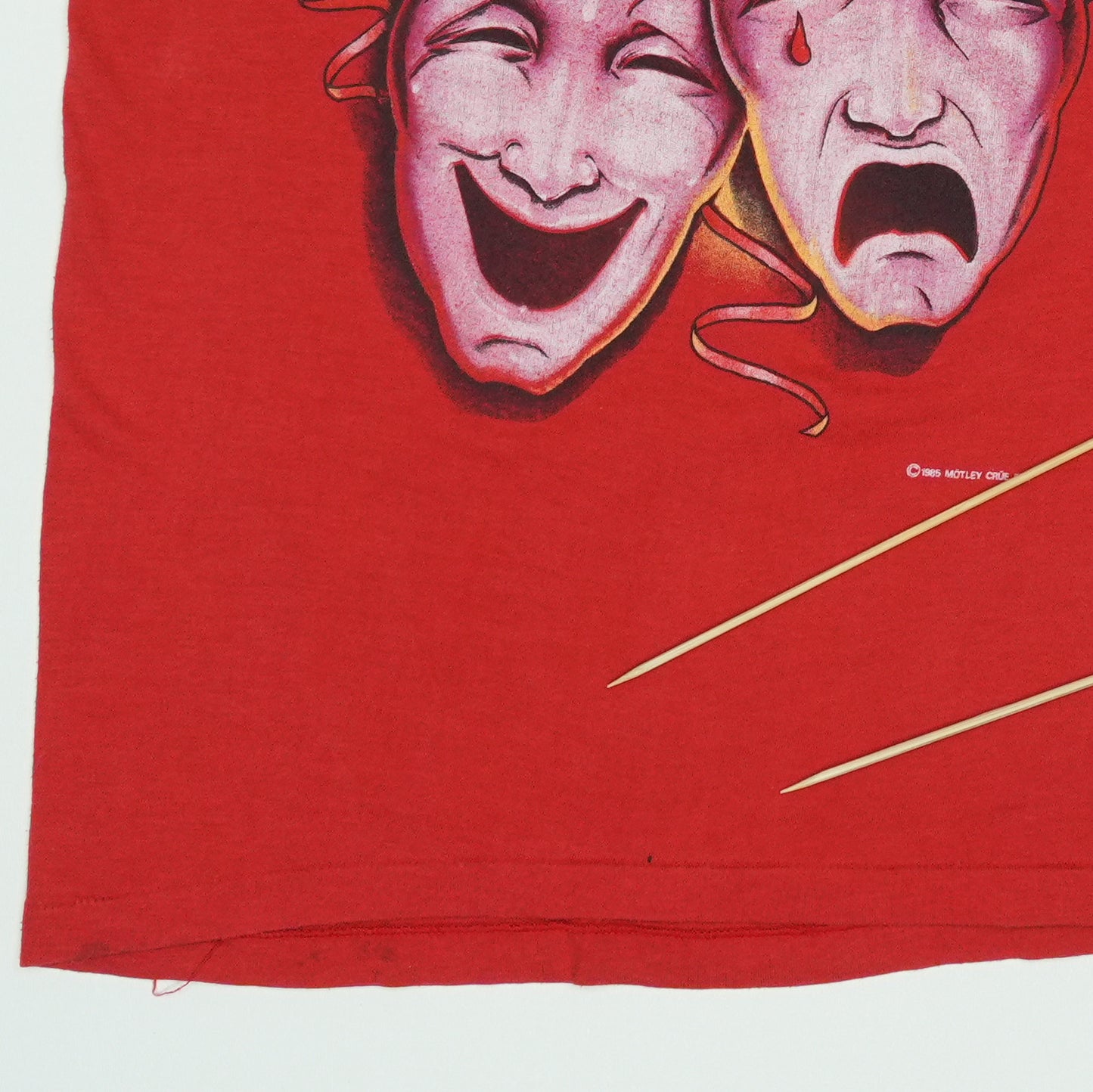 1985 Motley Crue Theatre Of Pain Tour Shirt