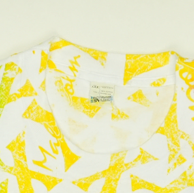 1990s Malcolm X All Over Print Shirt