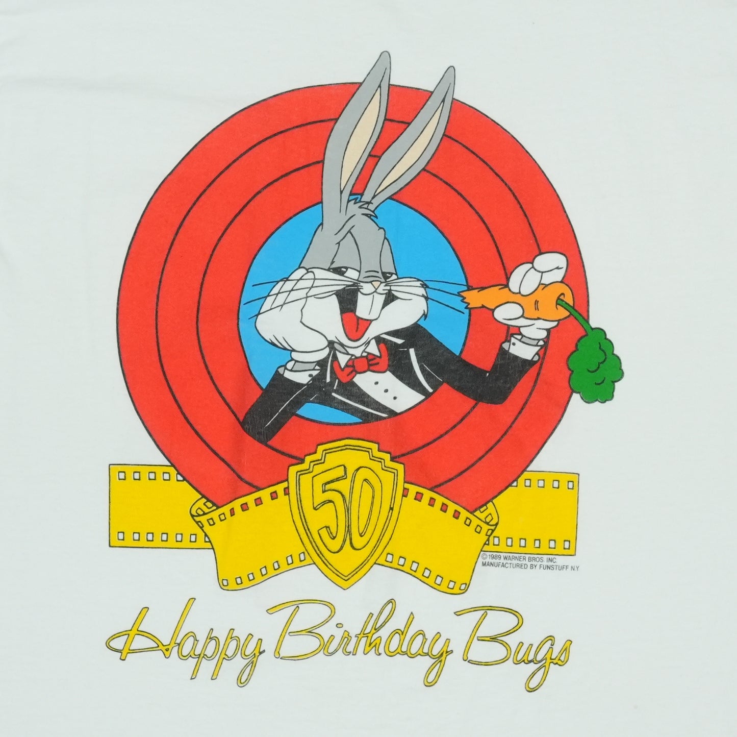 1989 Happy Birthday Bugs Bunny 50th Shirt