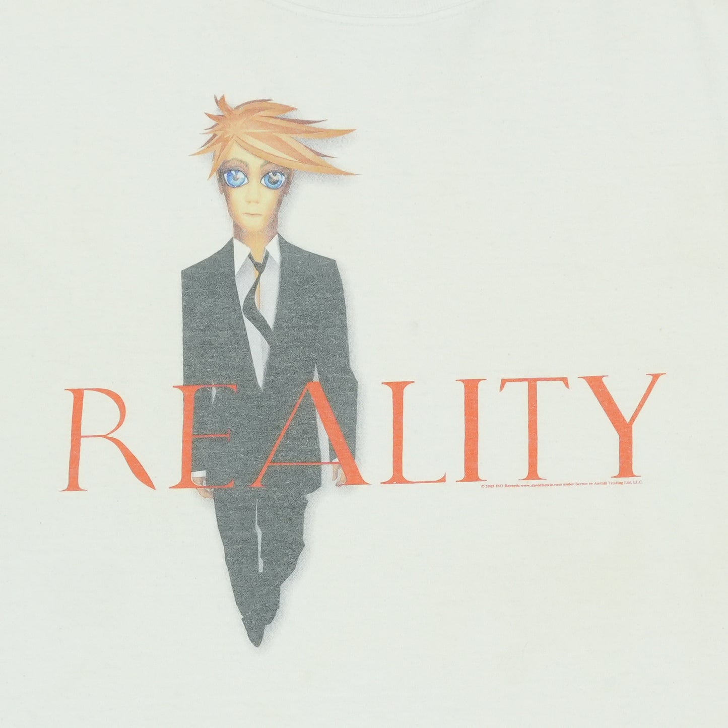 2003 David Bowie Reality Tour Shirt
