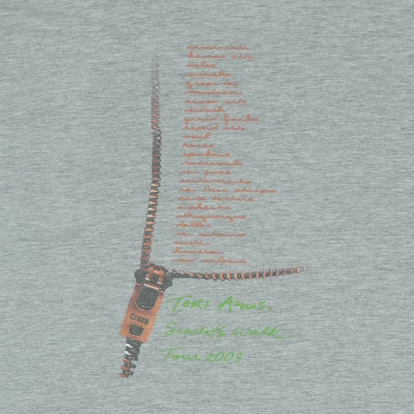 2003 Tori Amos Tour Shirt