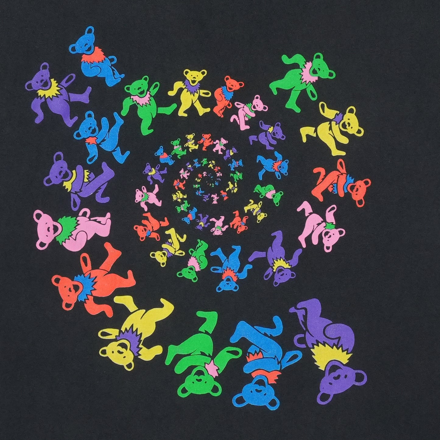 1991 Grateful Dead Spiral Bears Tour Shirt
