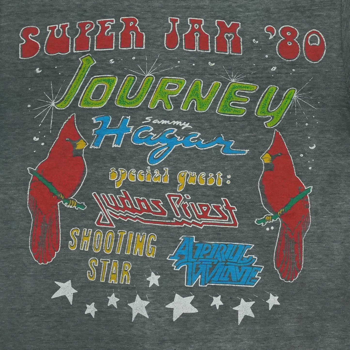 1980 Journey Super Jam Concert Shirt
