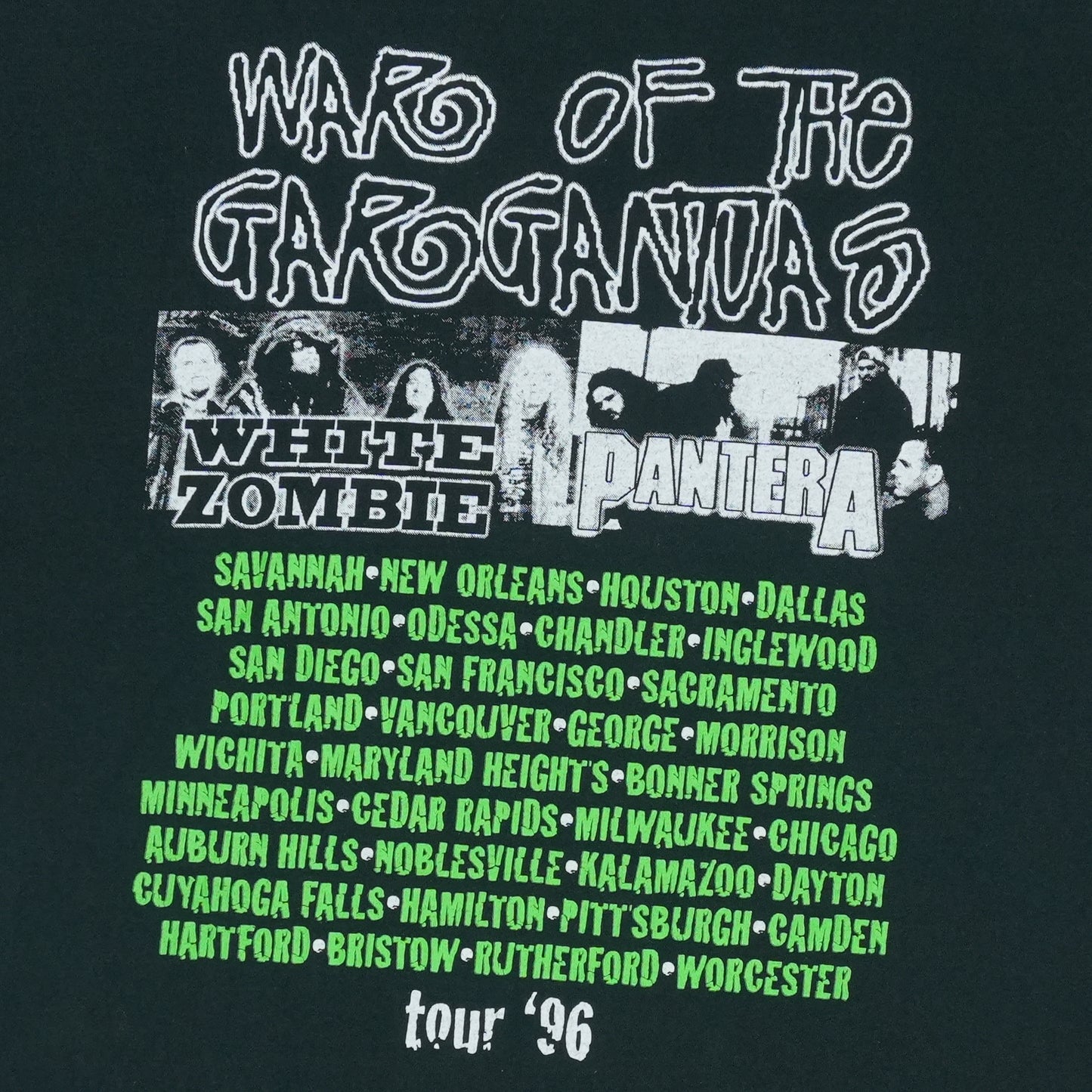 1996 White Zombie Astro Creep Tour Shirt