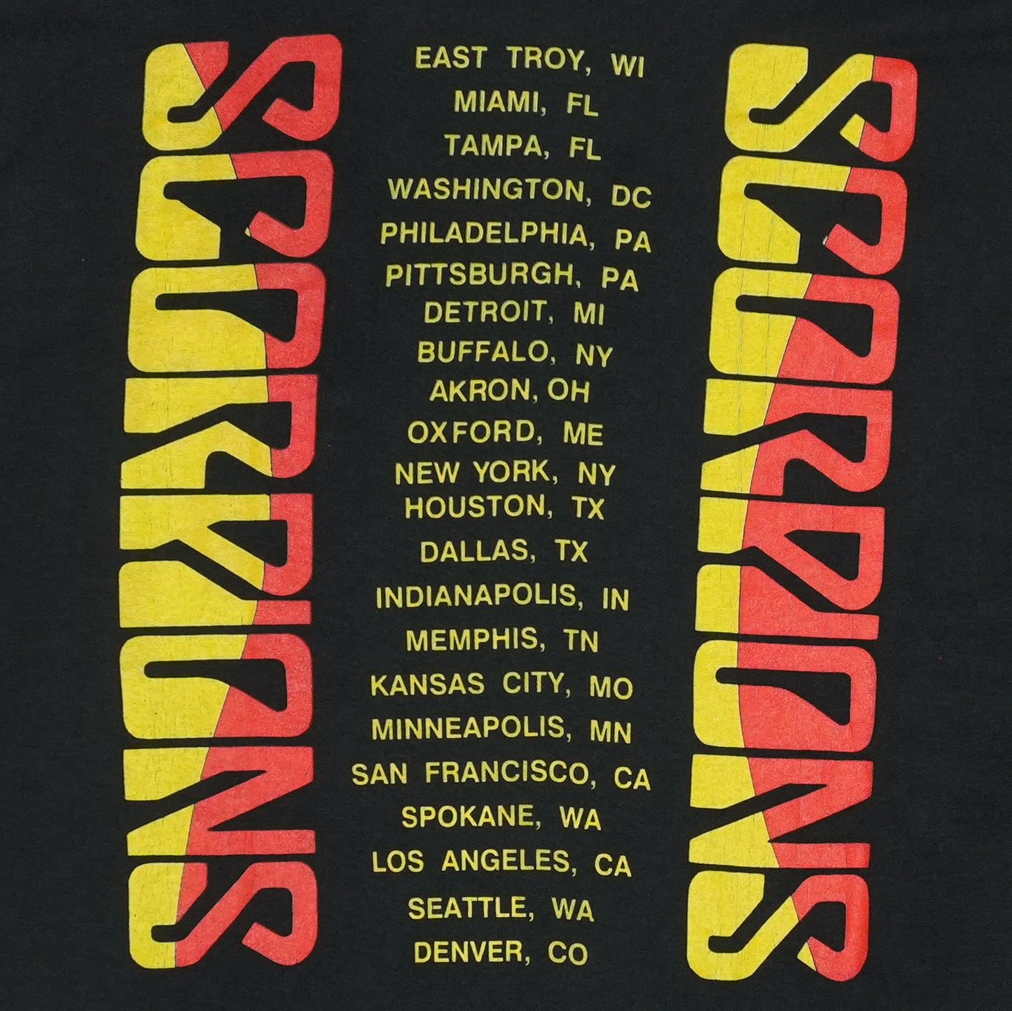 1988 Scorpions Savage Amusement Tour Shirt