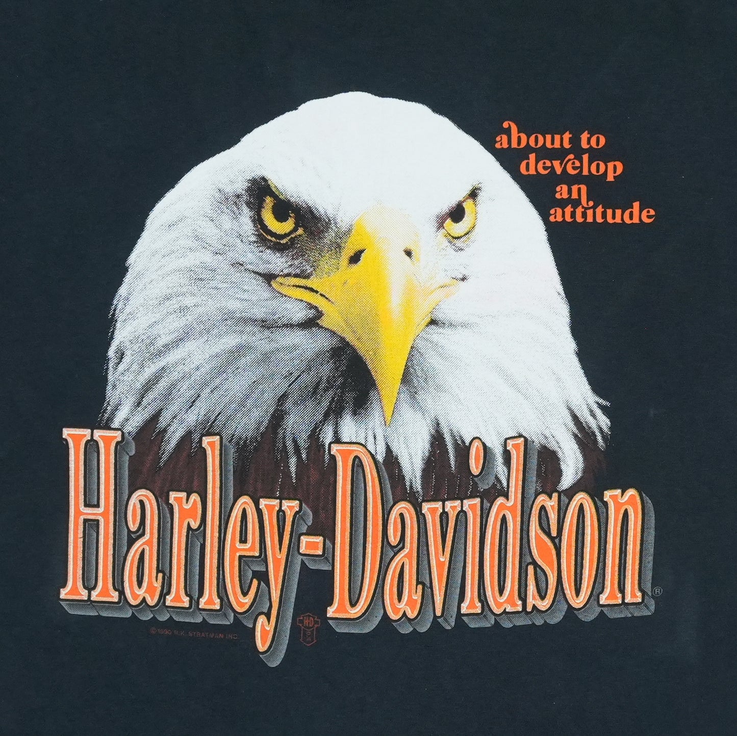 1990 Harley Davidson Develop An Attitude Shirt