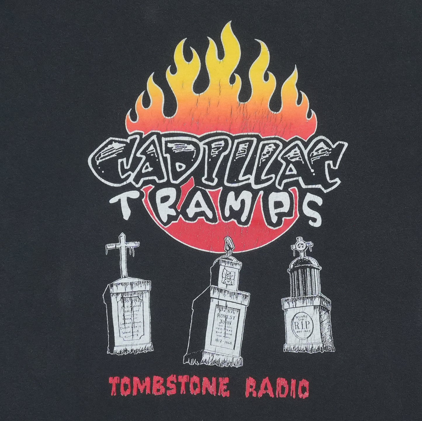 1992 Cadillac Tramps Tombstone Radio Shirt