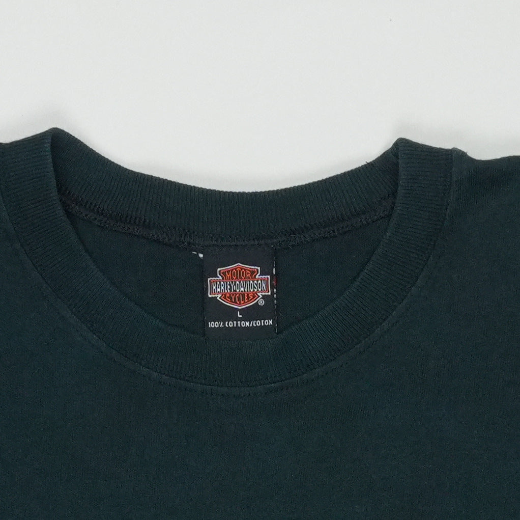 2003 Harley Davidson Flame Long Sleeve Shirt