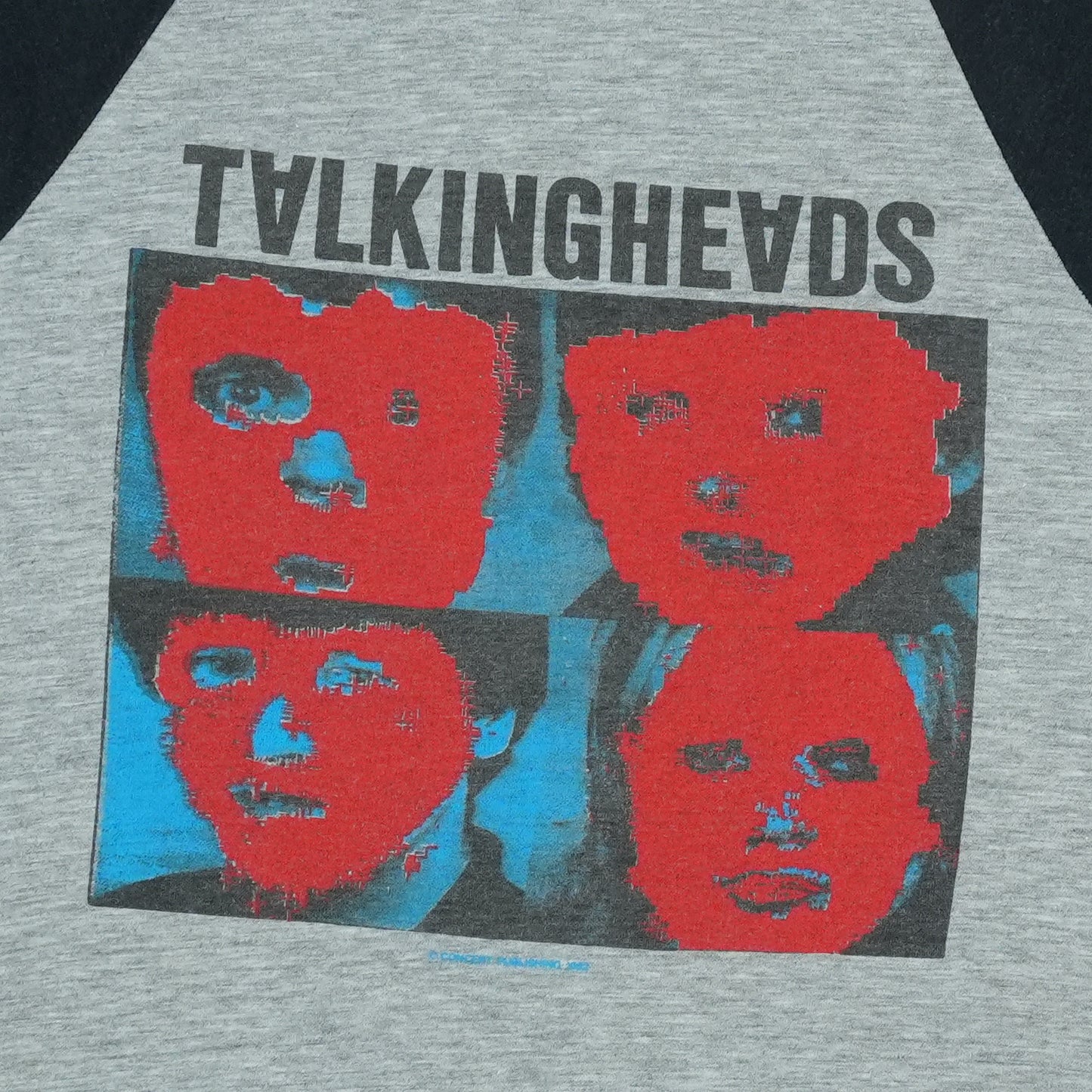 1982 Talking Heads Europe Tour Jersey Shirt