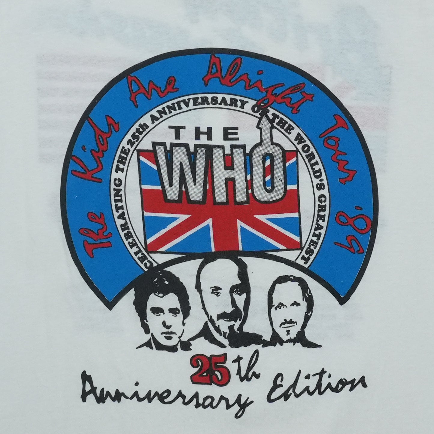1989 The Who 25th Anniversary Edition Shirt