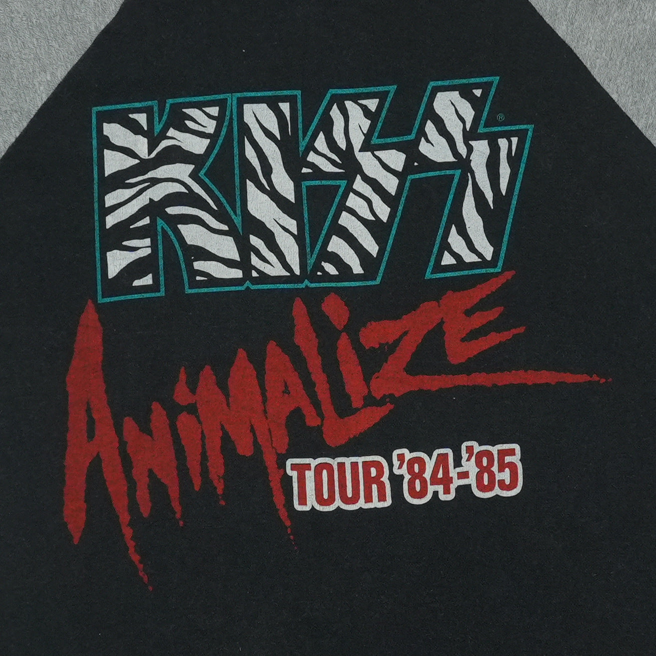 1984 KISS Tour Animalize Tour Shirt