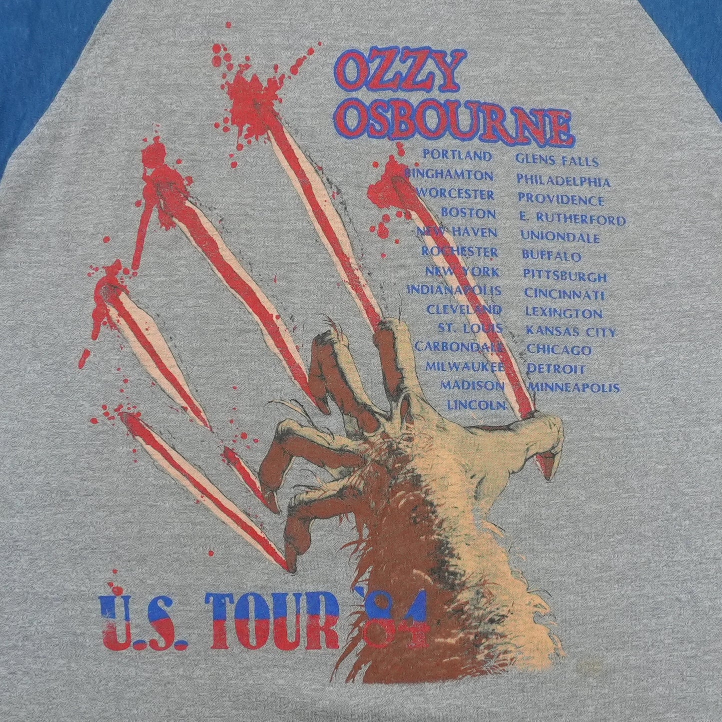 1984 Ozzy Osbourne Bark at the Moon Tour Jersey