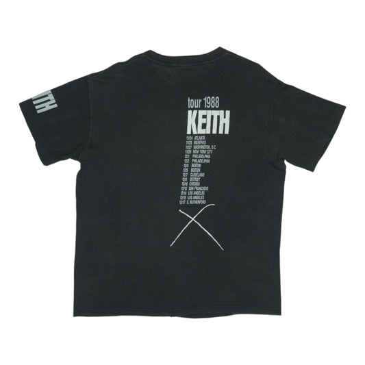 1988 Keith Richards X Pensive Winos Shirt Back