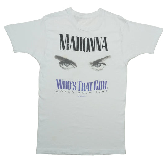 1987 Madonna Who's That Girl World Tour Shirt