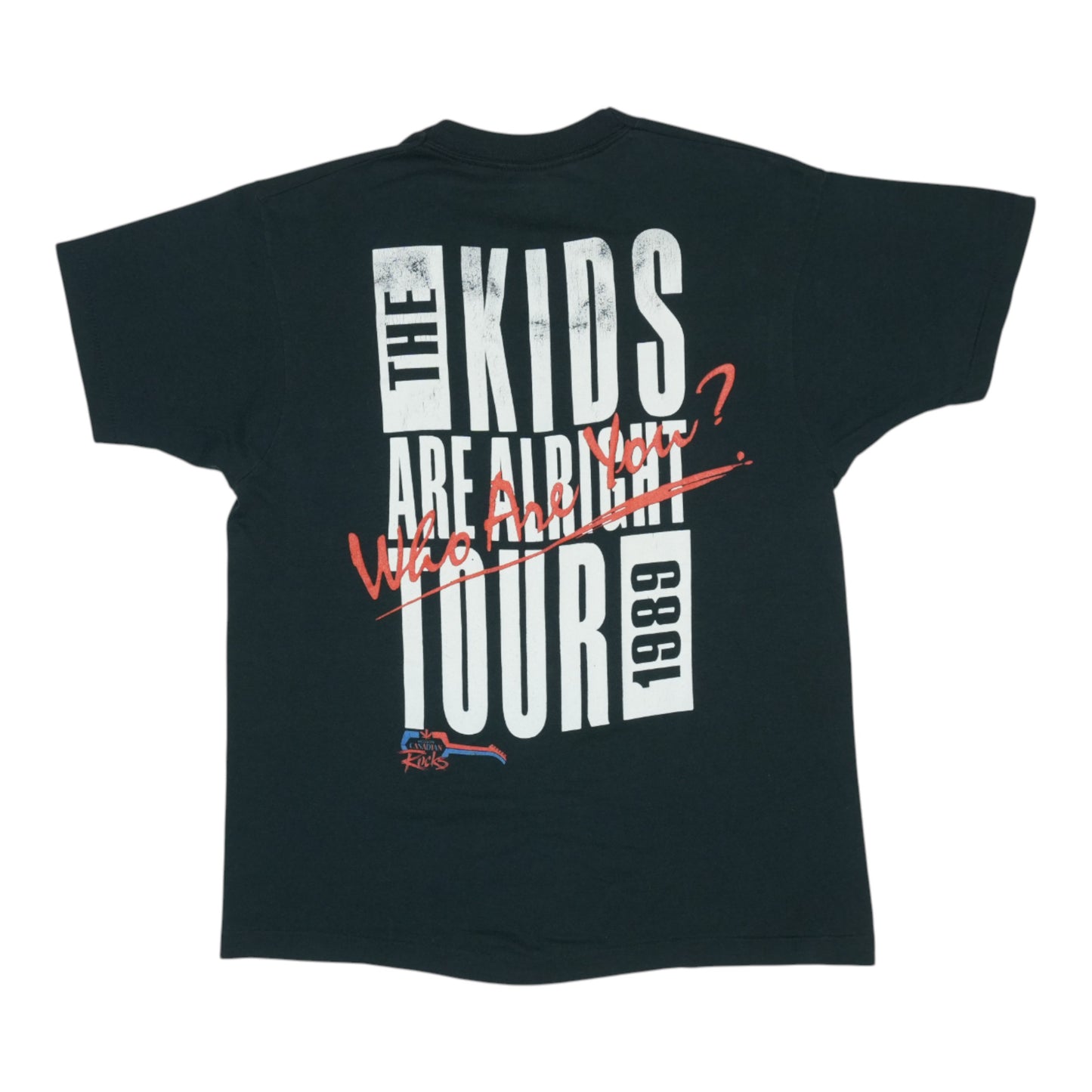 1989 The Who Kids Are Alright Tour Shirt