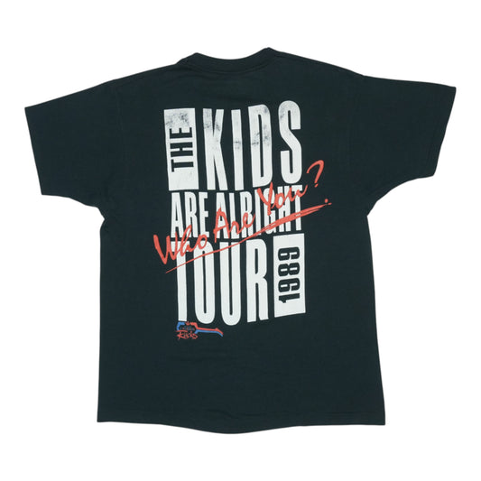 1989 The Who Kids Are Alright Tour Shirt Back