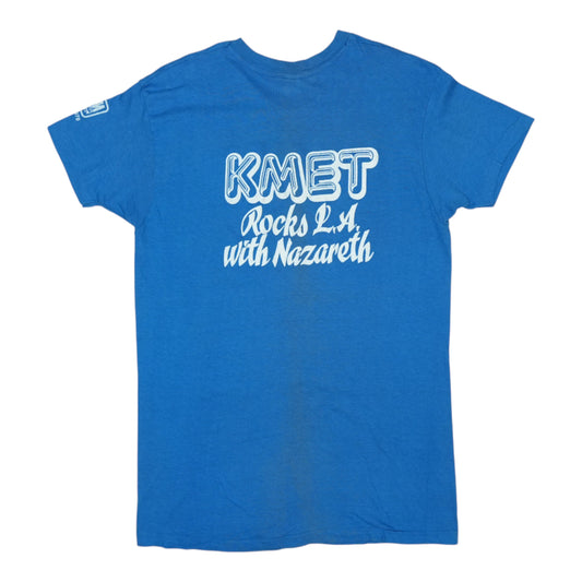 1978 Nazareth No Mercy KMET Los Angeles Promo Shirt Back
