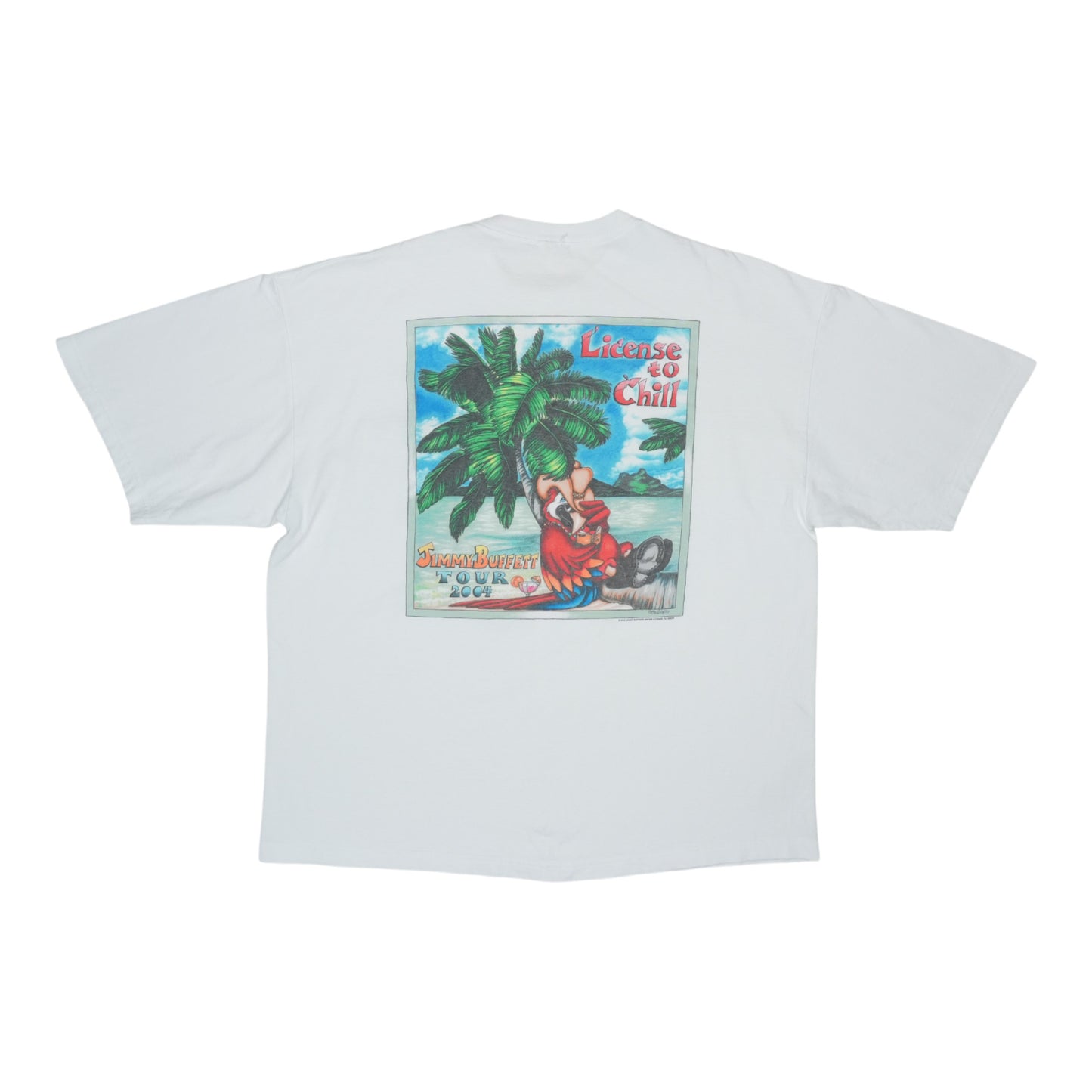 2004 Jimmy Buffett License To Chill Tour Shirt