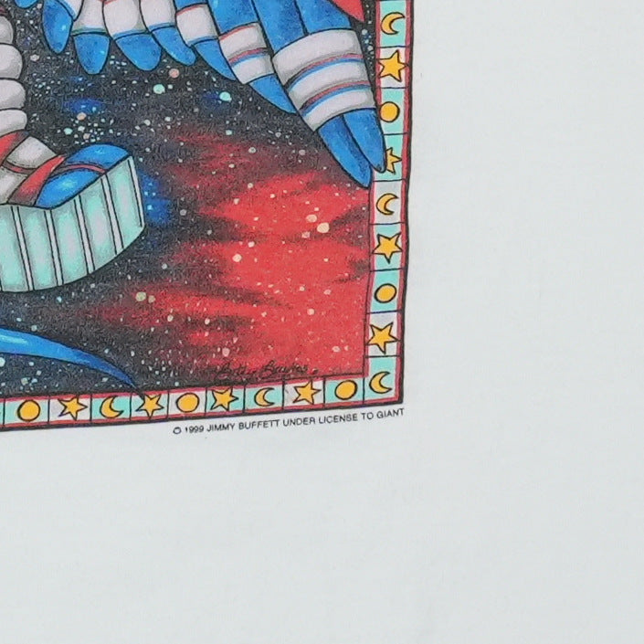 1999 Jimmy Buffett Beach House On The Moon Tour Shirt