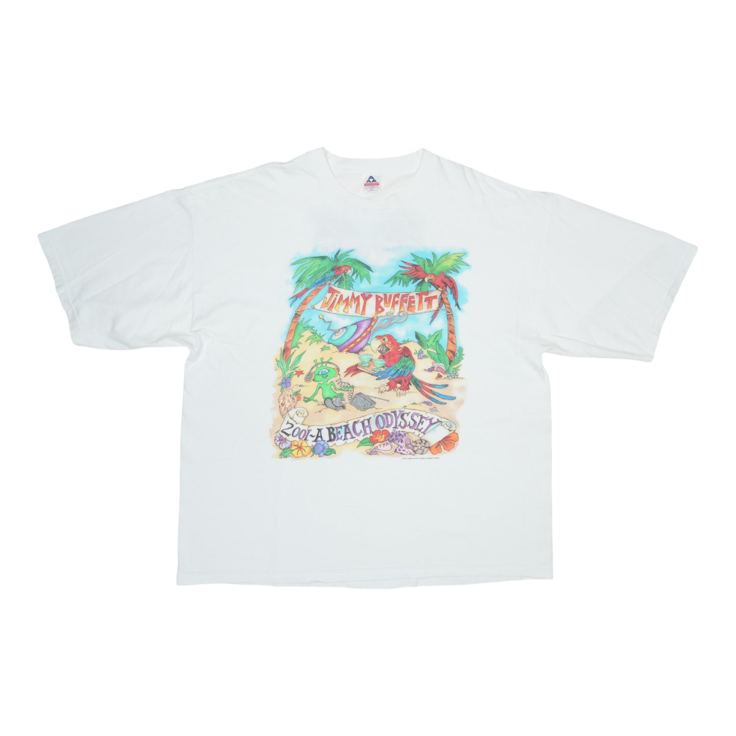 2001 Jimmy Buffett Tour Shirt