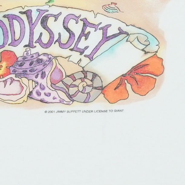 2001 Jimmy Buffett Tour Shirt