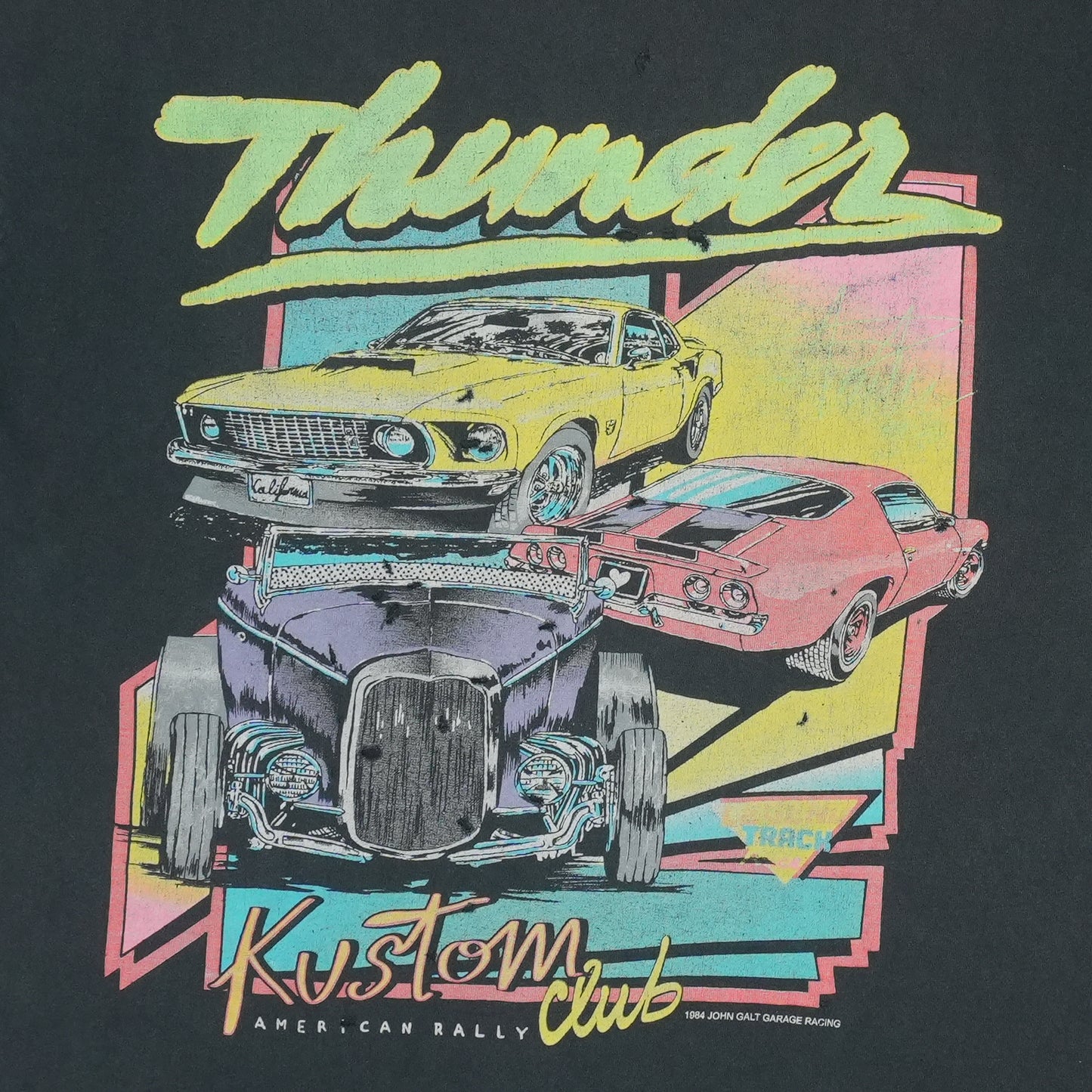 1990s Thunder Kustom Club Car Shirt