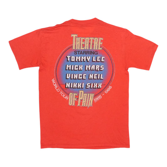 1985 Motley Crue Theatre Of Pain World Tour Shirt