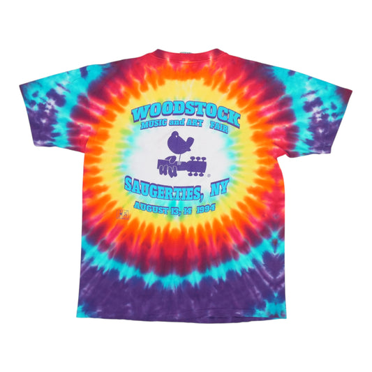 1994 Woodstock Music Festival Tie Dye Shirt