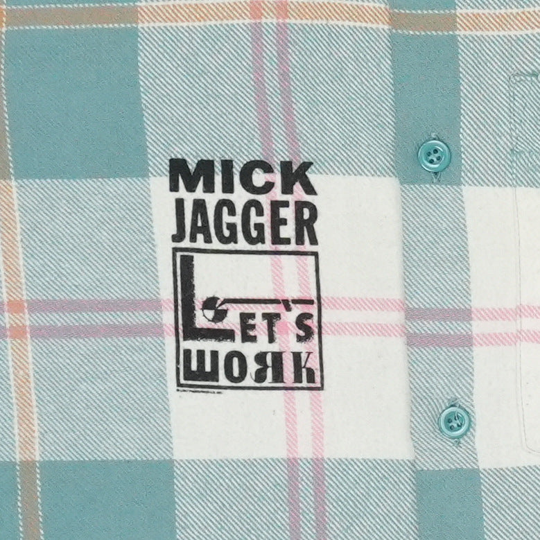 1987 Mick Jagger Let's Work Flannel Shirt