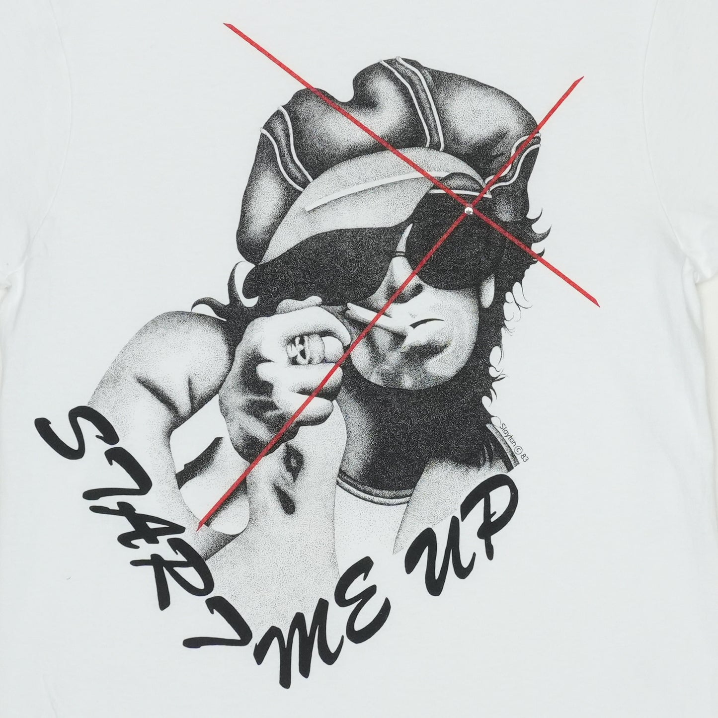 1980s Keith Richards Start Me Up Andrew Slayton Shirt