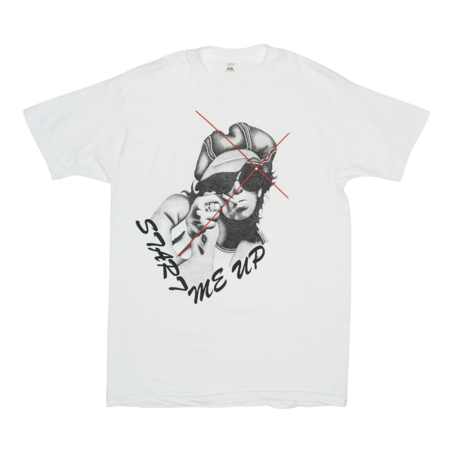 1990s Keith Richards Start Me Up Andrew Slayton Shirt