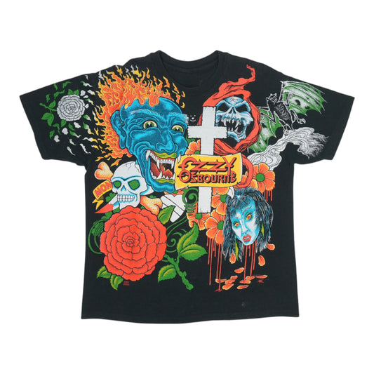 1992 Ozzy Osbourne Tattoos All Over Print Shirt