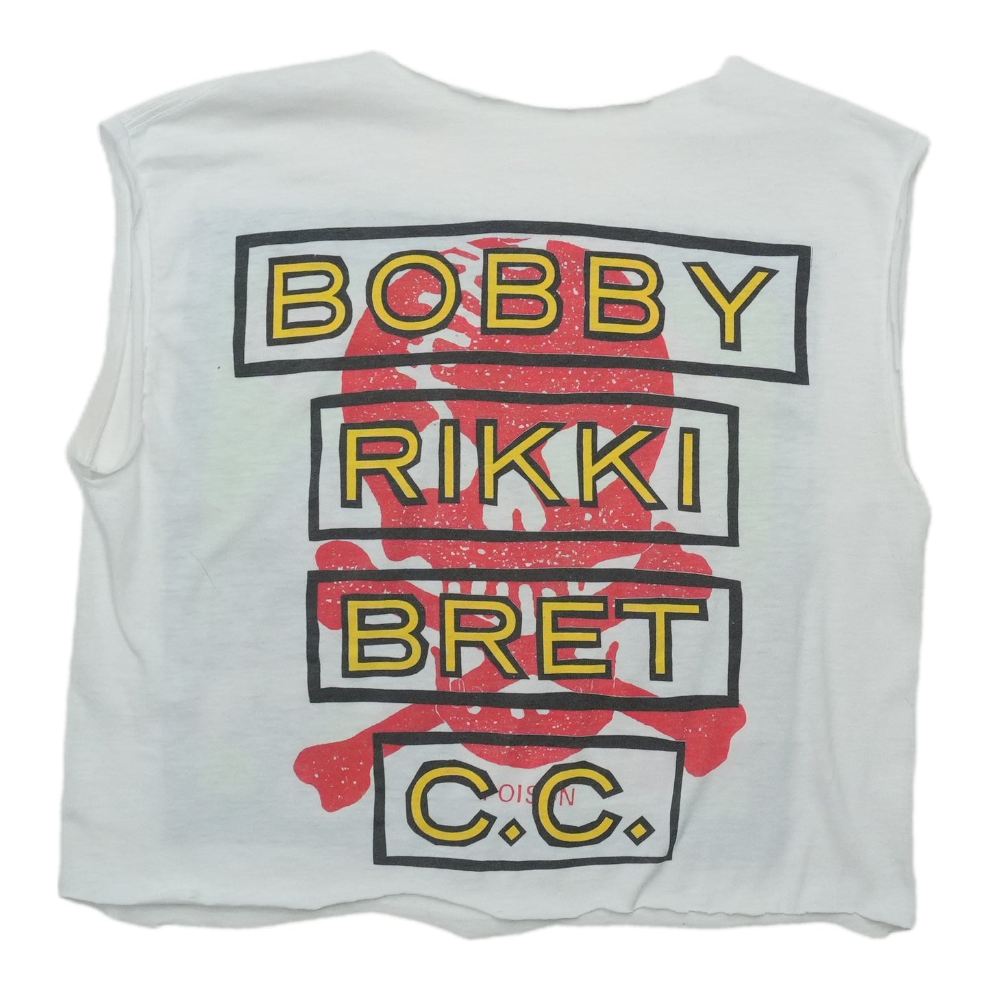 1980s Poison Band Photo Shirt Back