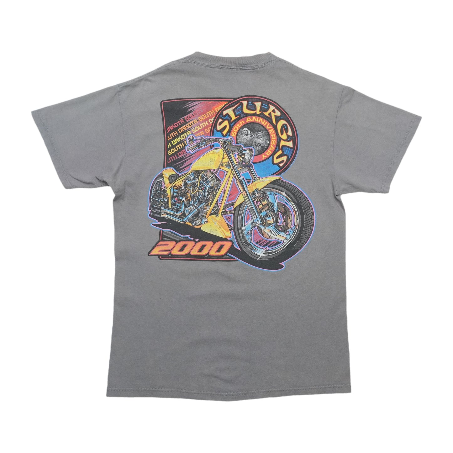 2000 Sturgis 60th Annual Black Hills Rally Shirt Back