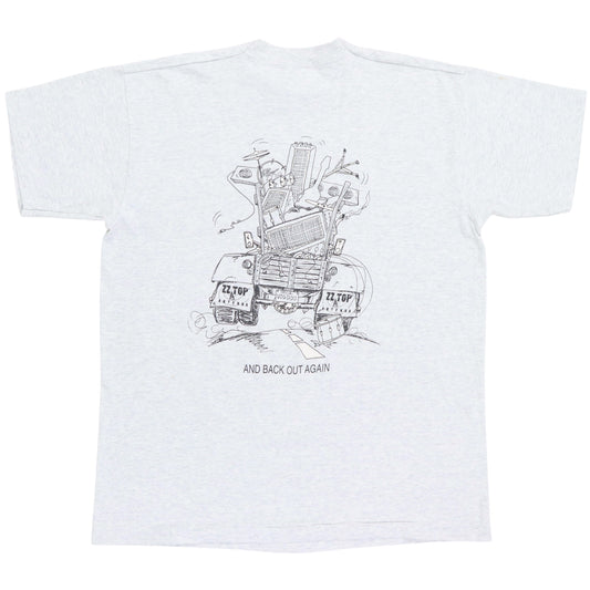 1994 ZZ Top Antenna Crew Tour Shirt Back