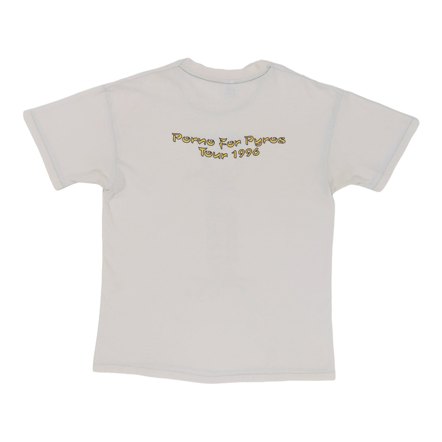1996 Porno For Pyros Tour Color Change Shirt Back