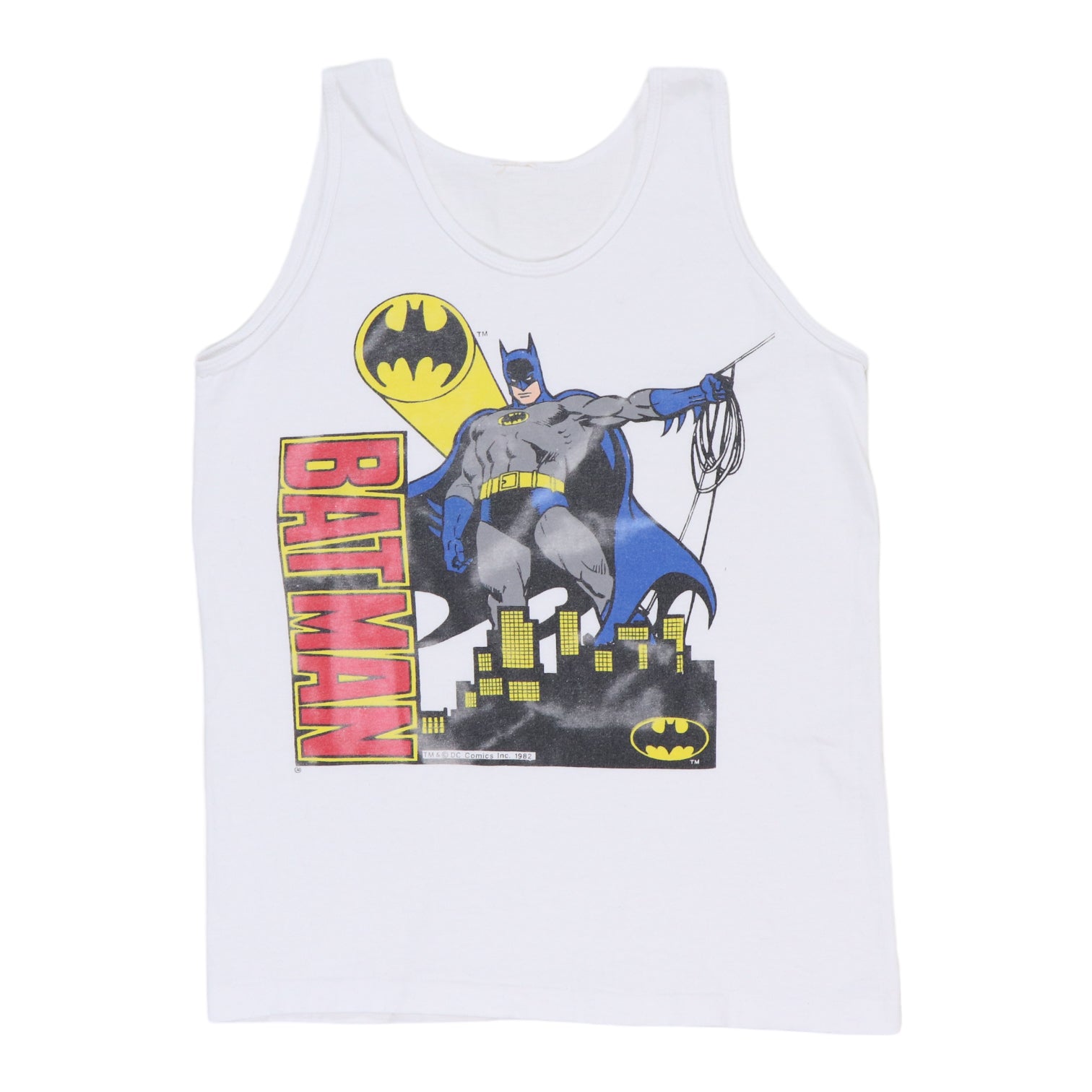 1980s Batman DC Comics Tank Top Shirt | Authentic Vintage Tee
