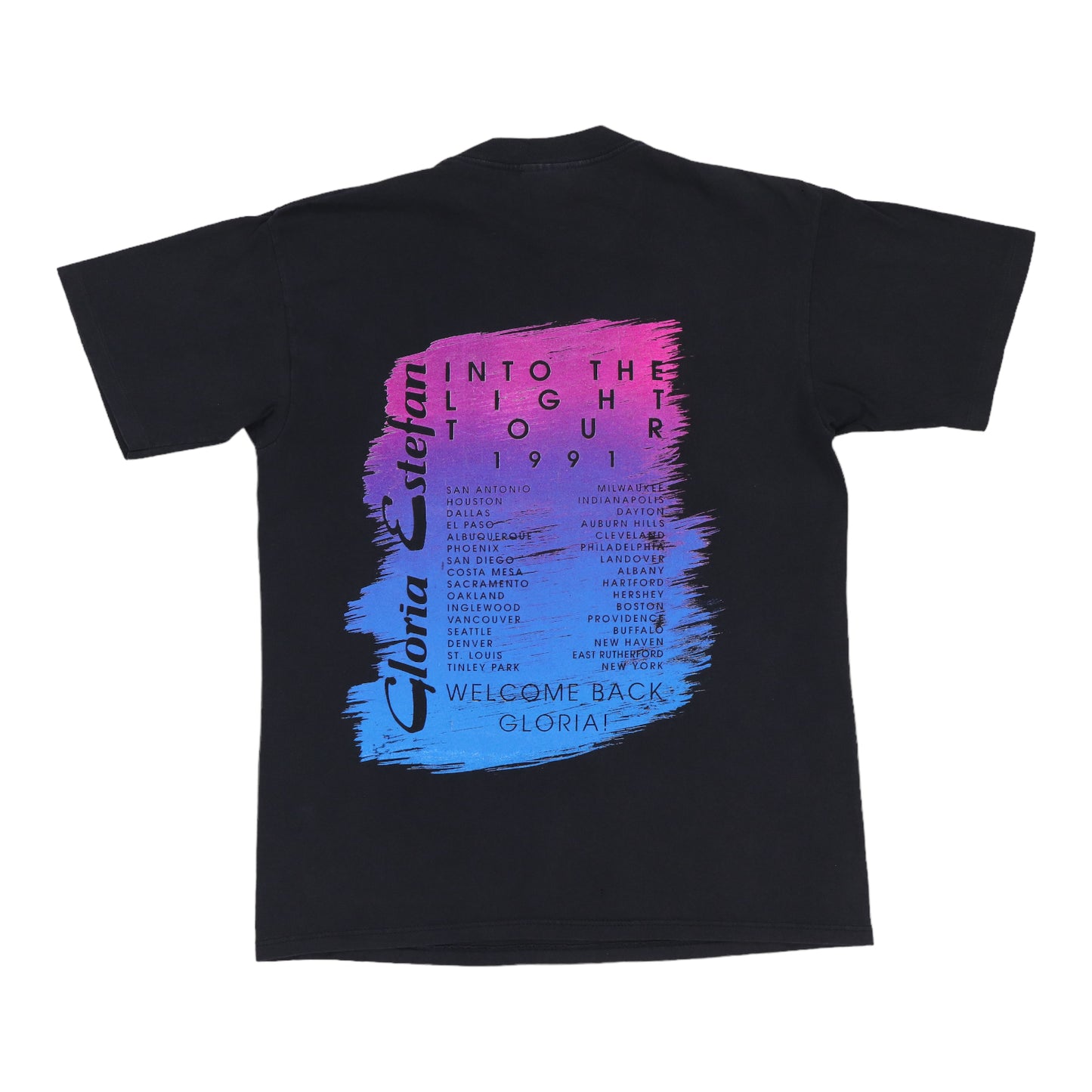 1991 Gloria Estefan Into The Light Tour Shirt