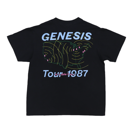 1987 Genesis Invisible Touch Tour Shirt Back