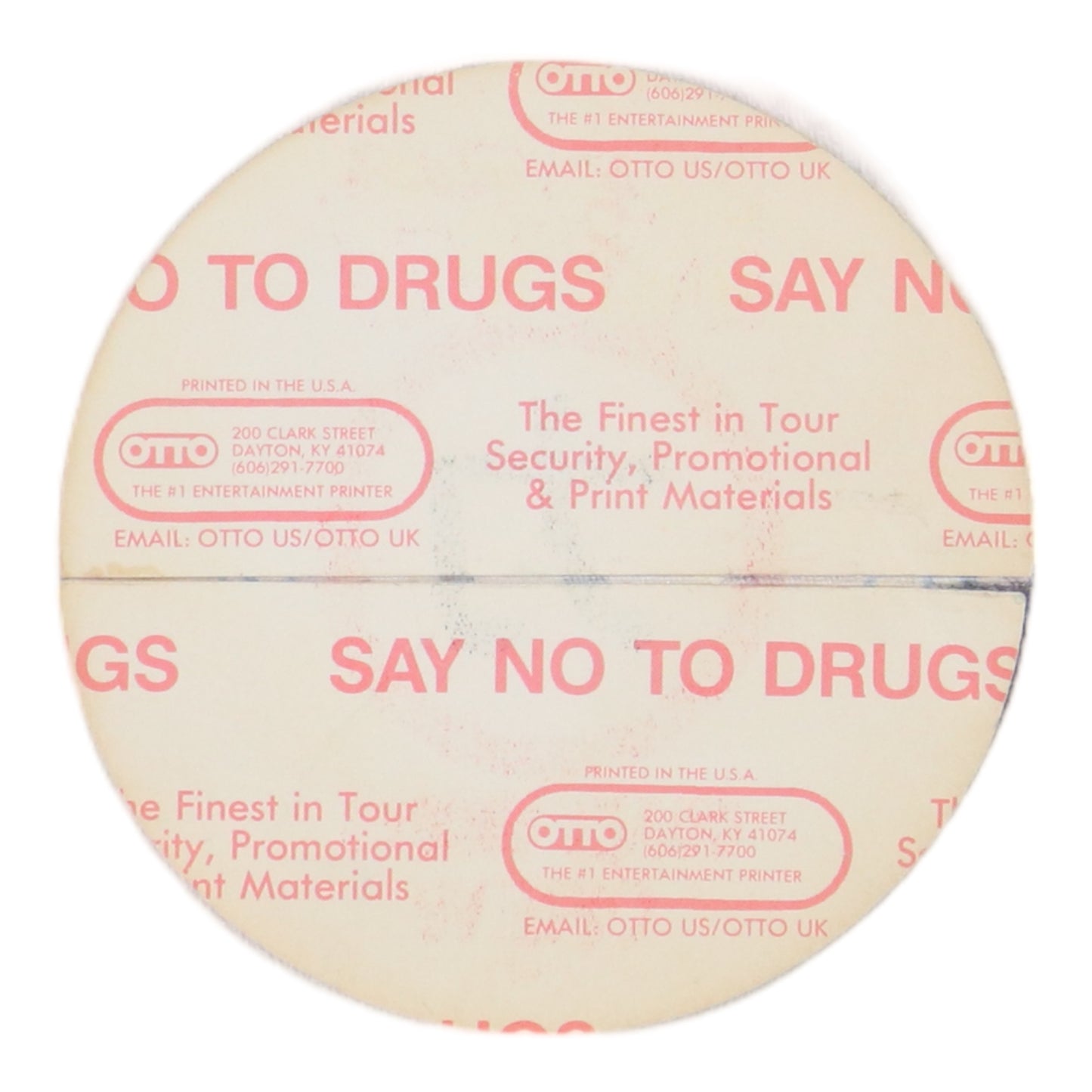 1987 Kiss Crazy Nights Backstage Pass