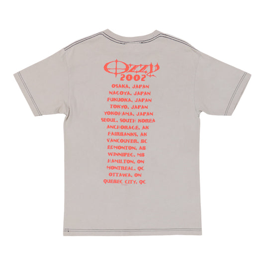 2002 Ozzy Osbourne Tour Color Change Shirt Back