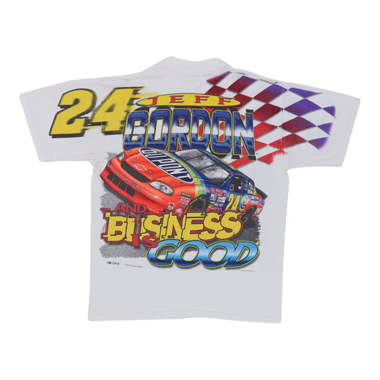 1999 Jeff Gordon Winning Business Nascar Shirt Back