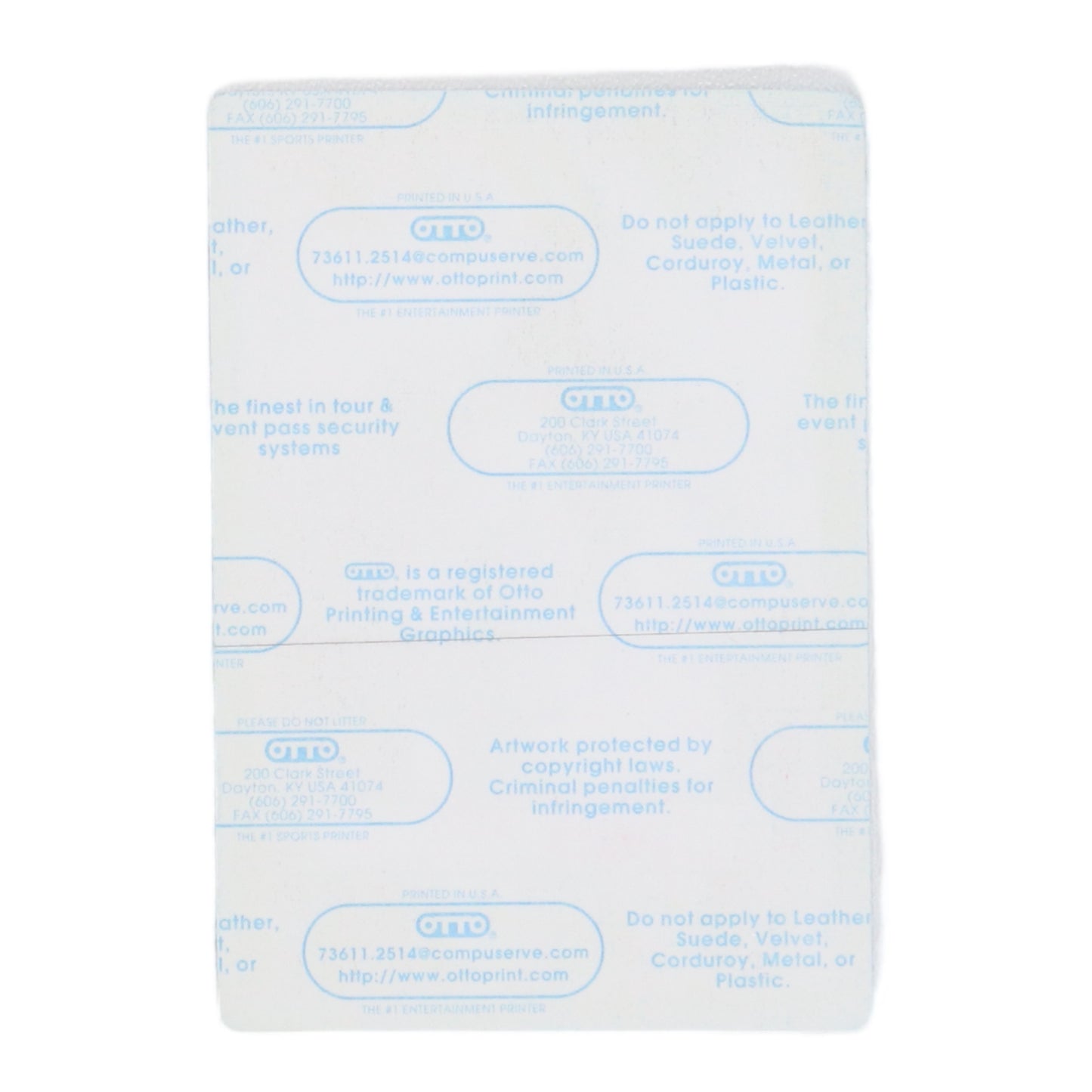 1996 Bush Backstage Pass