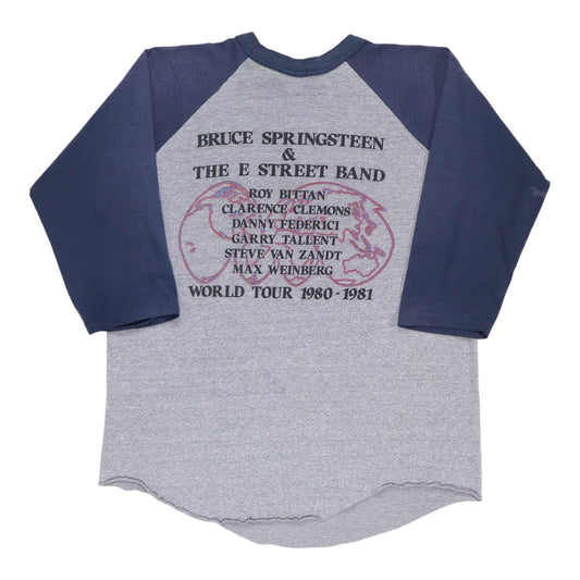 1980 Bruce Springsteen Tour Jersey Shirt Back