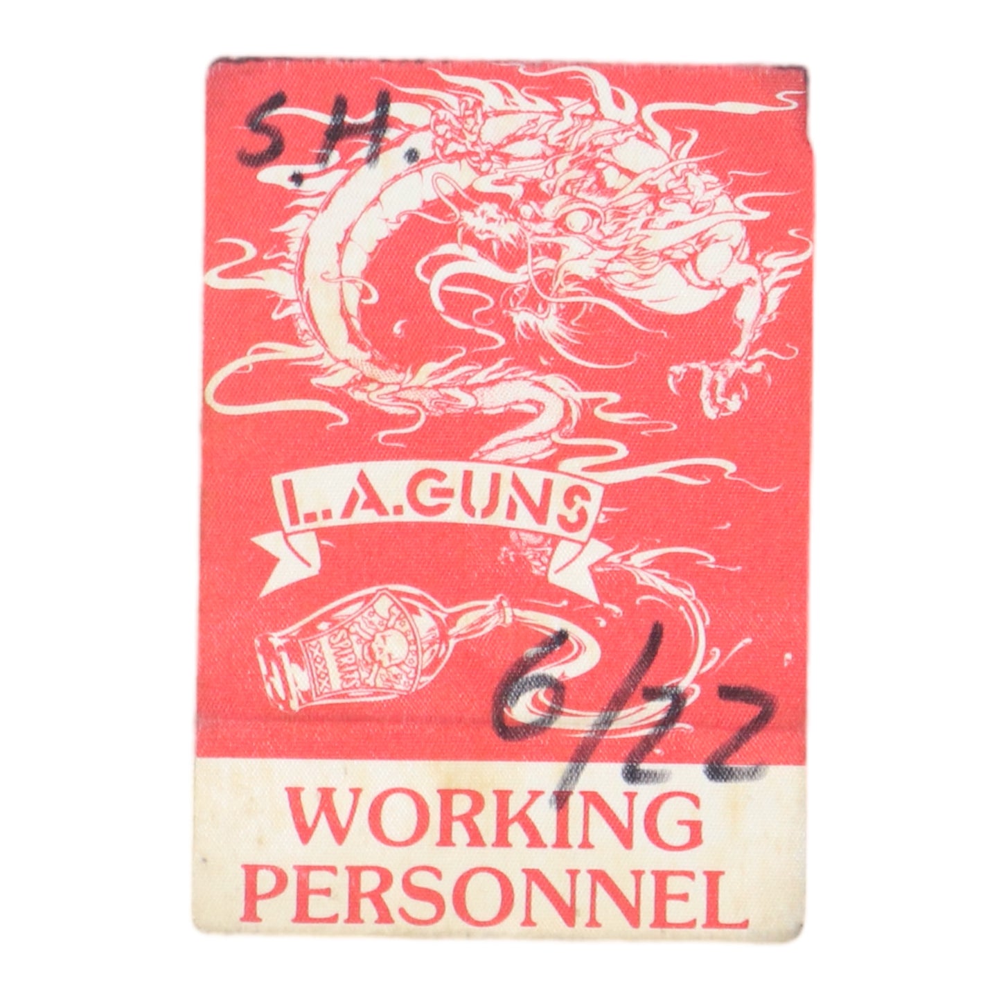 1989 LA Guns Backstage Pass