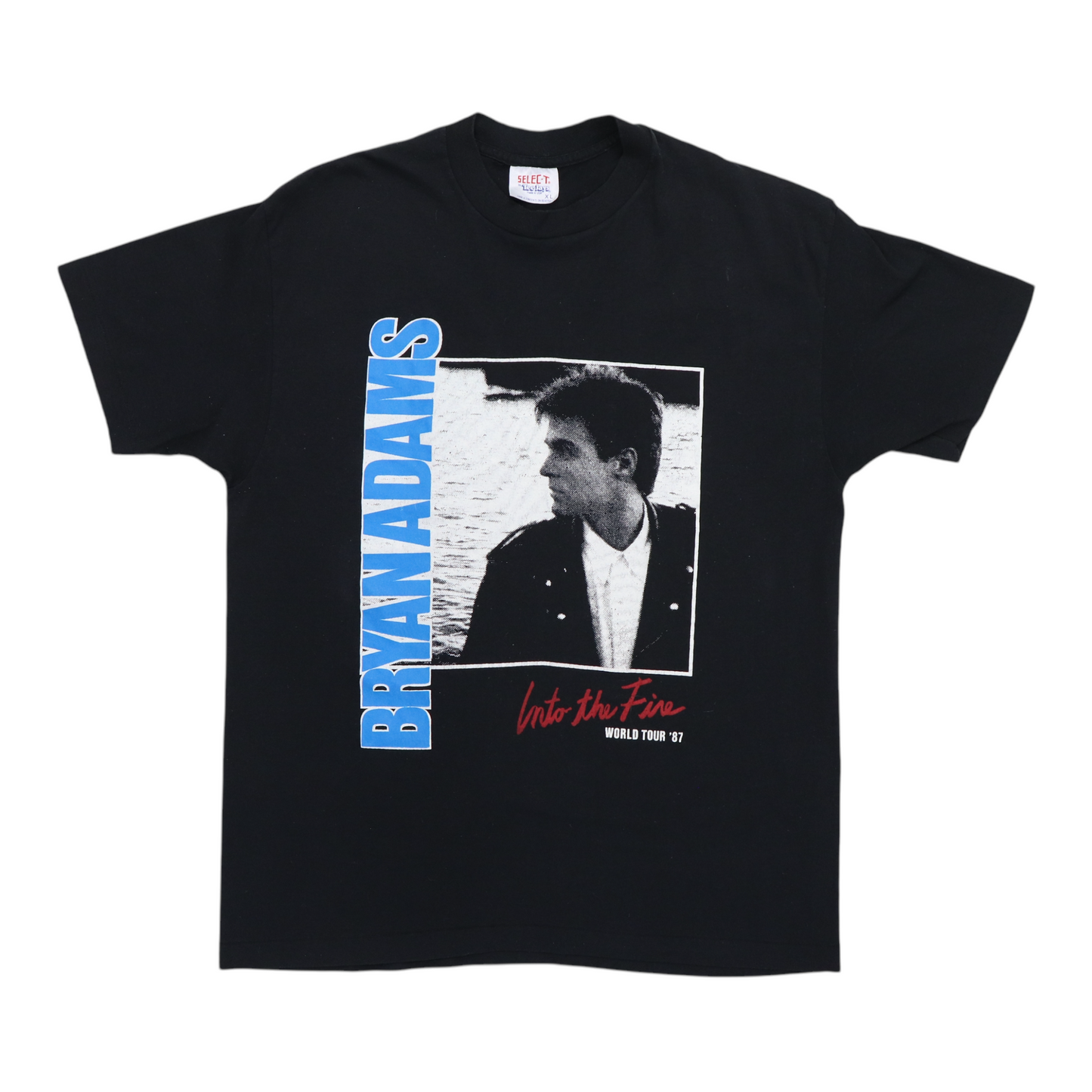 1987 Bryans Adams Into The Fire Tour Shirt