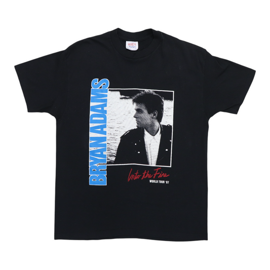 1987 Bryans Adams Into The Fire Tour Shirt