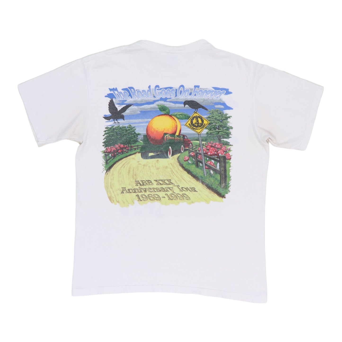 1999 Allman Brothers Road Goes On Forever Shirt
