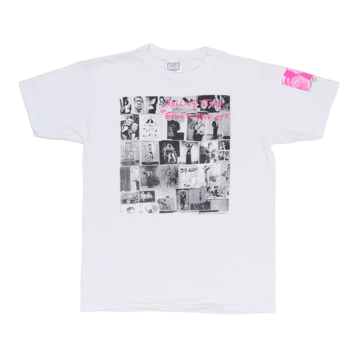 1989 Rolling Stones Exile On Main Street Tour Shirt